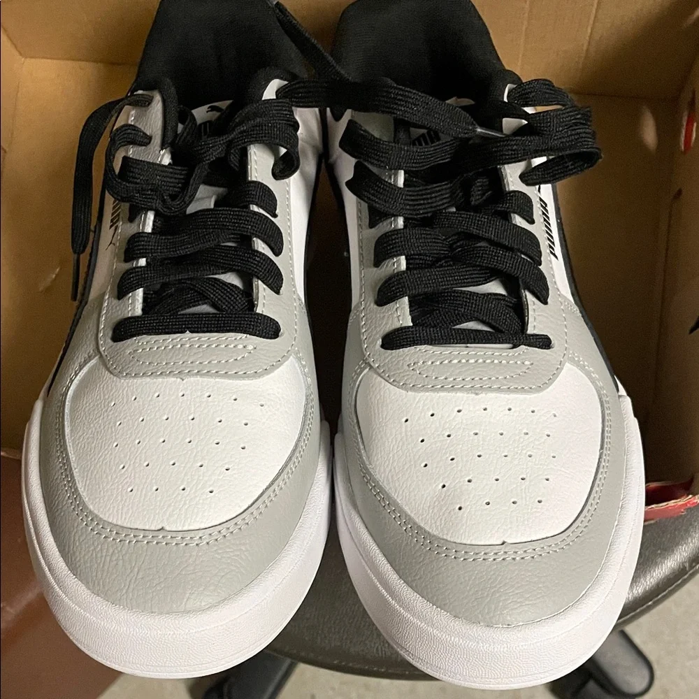 Puma Gray and Black Casual Sneakers Men’s 10.5 - Picture 5 of 6